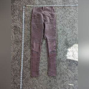 Pink Alo moto leggings